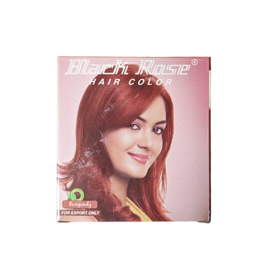 Black Rose Hair Color Burgundy 5sachels 10gm