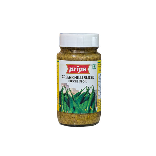 Priya Grüne Chili-Scheiben, eingelegt 300g