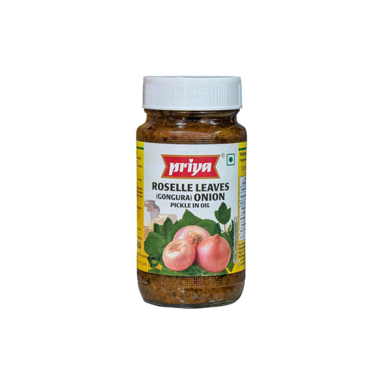 Priya Roselle Blätter (Gongura) Zwiebel Pickle 300g