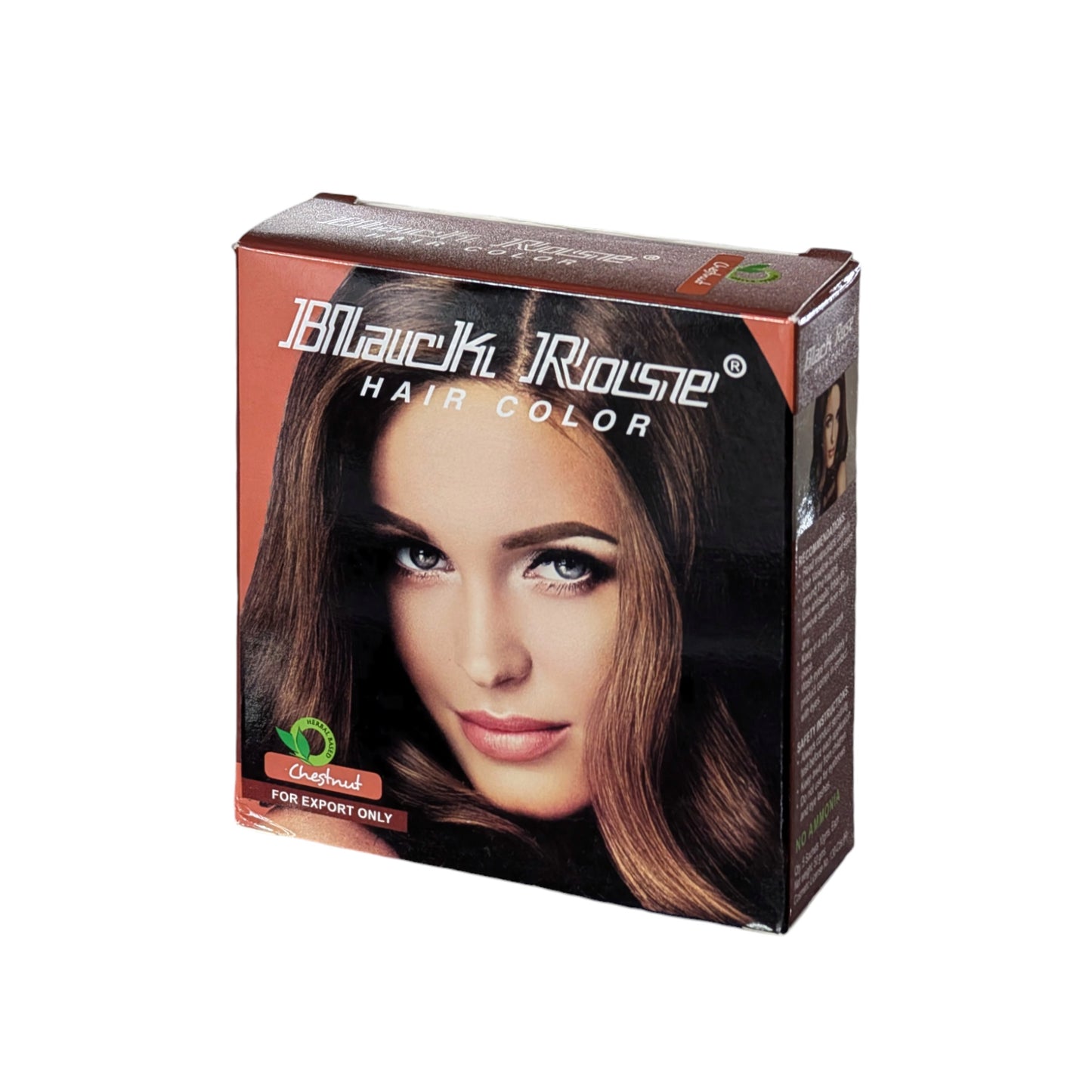 Black Rose Haarfarbe, Kastanienbraun, 5 Beutel, 10 g