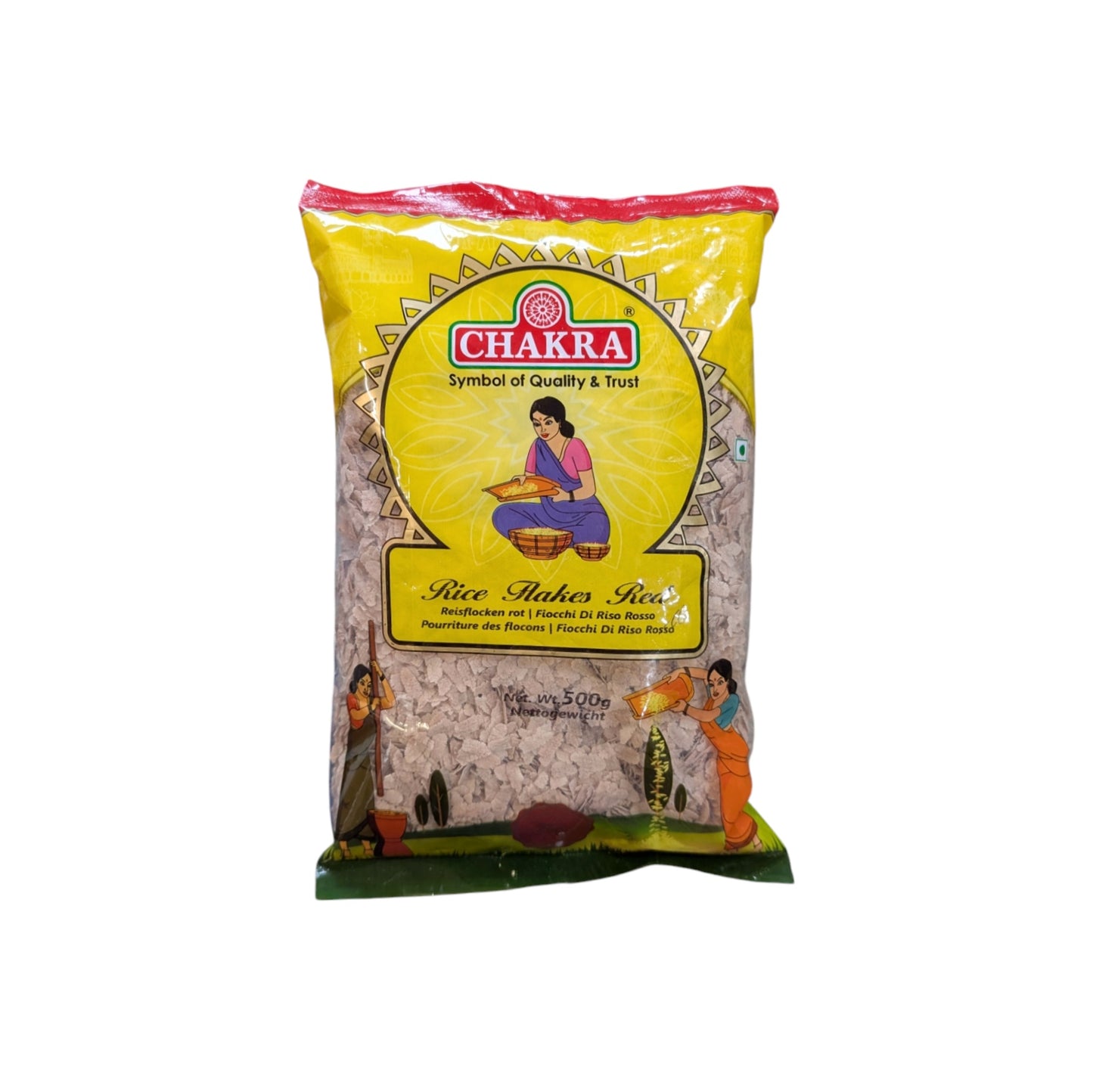 Chakra Rice Flakes Red 500g