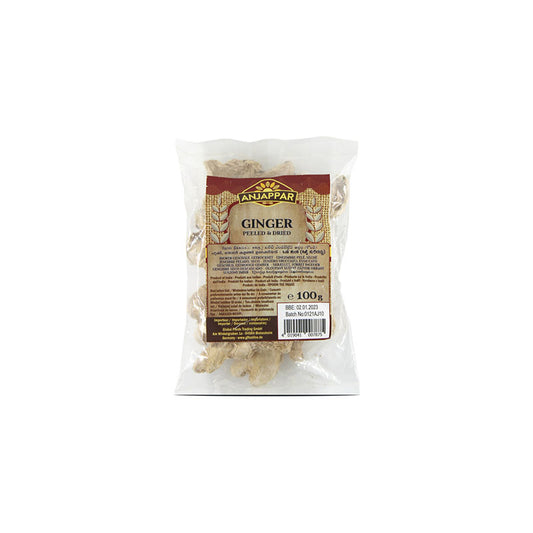 Anjappar Peeled Dried Ginger 100g