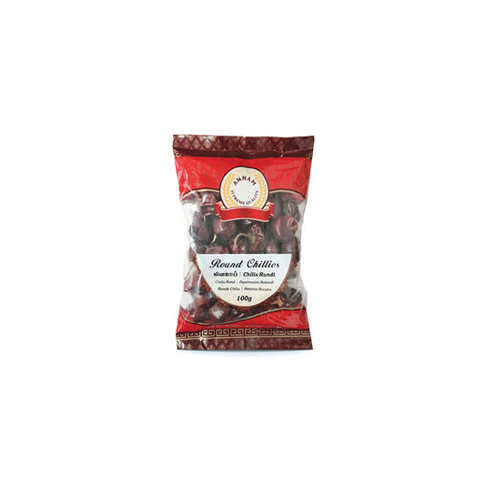 Annam Dried Round Chillies Whole 100g
