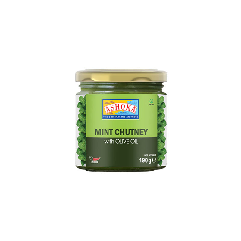 Ashoka Mint Chutney with Olive Oil 190g