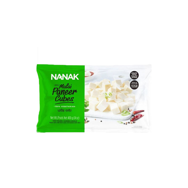 Frische Paneer Nanak Asli Malai Würfel 400g