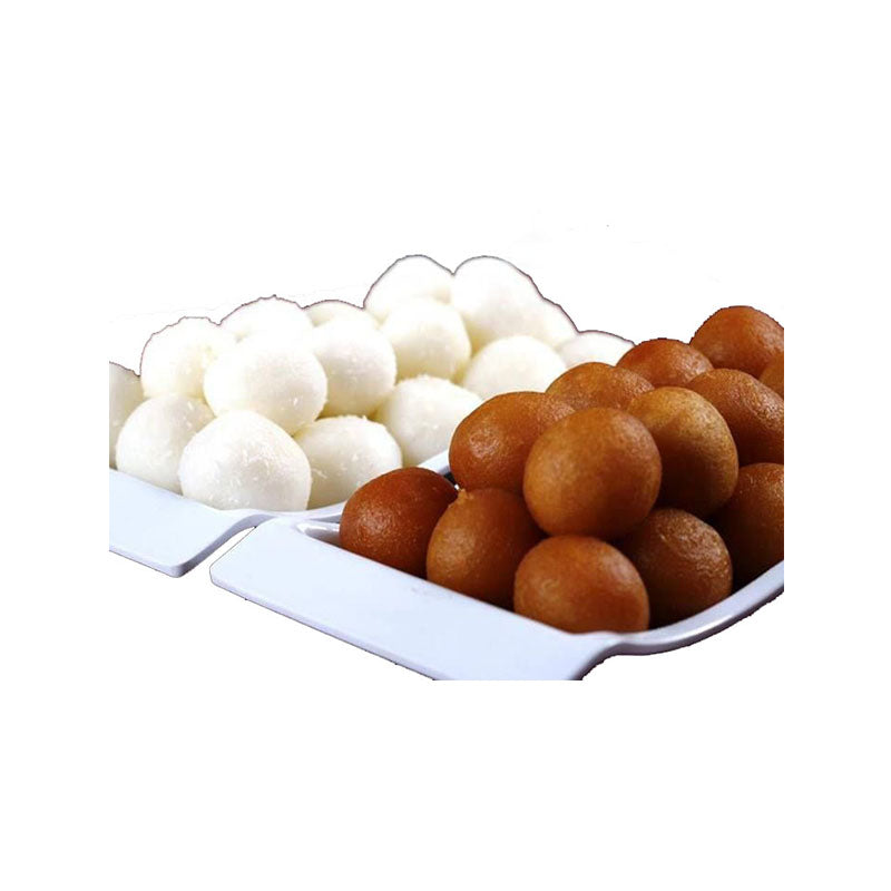 Frische Süßigkeiten Rasgulle und Gulab Juamun 400g