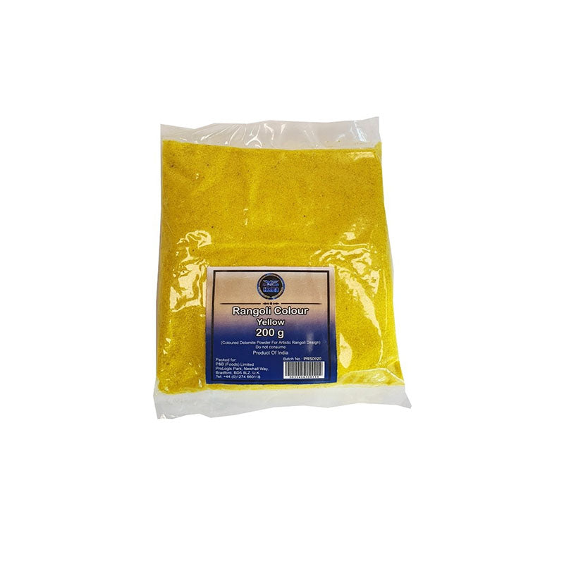 Heera Rangoli Farbe Gelb 200g
