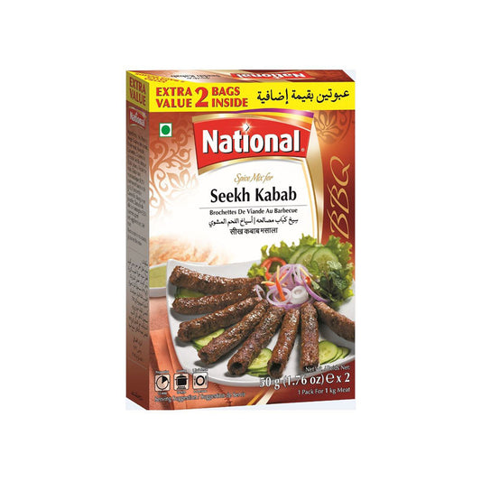 National Seek Kabab - 2 bags, 46g × 2