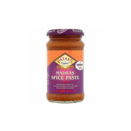 Pataks Madras würzige Paste 283g