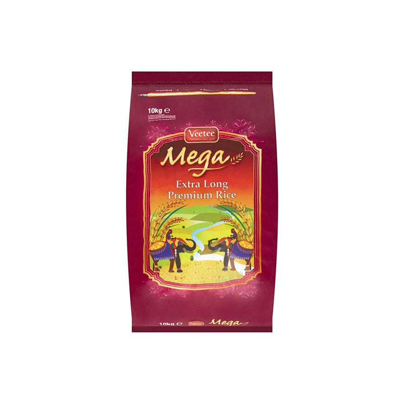 Veetee Mega Extra Long Basmati Rice 10kg – Basra Asian Food