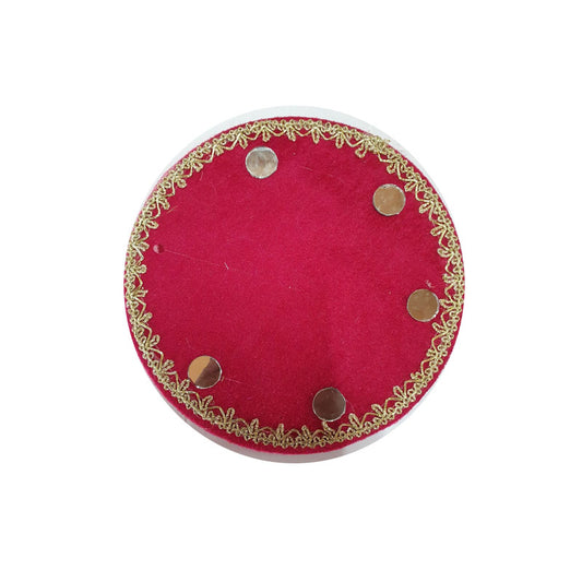 Shadi Mehndi Plate Thaal Red 1 Piece