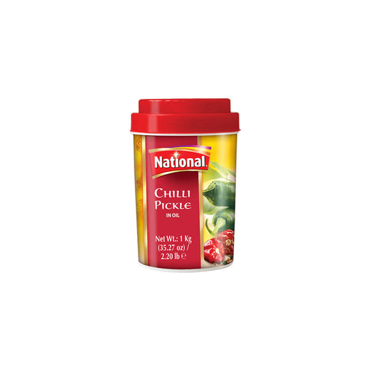 National Green Chilli Pickle 1kg